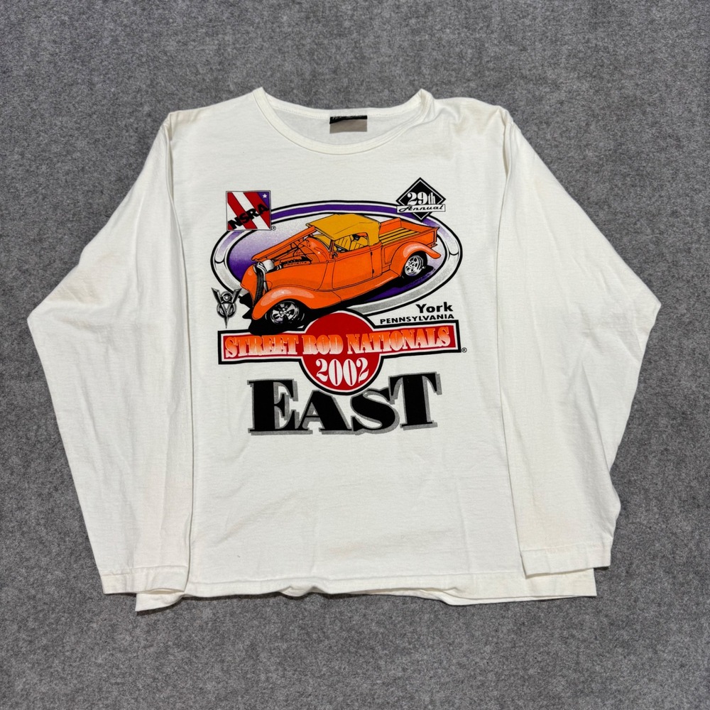 Vintage Alore 2002 Street Rod Nationals East York PA Long Sleeve T-Shirt Mens M